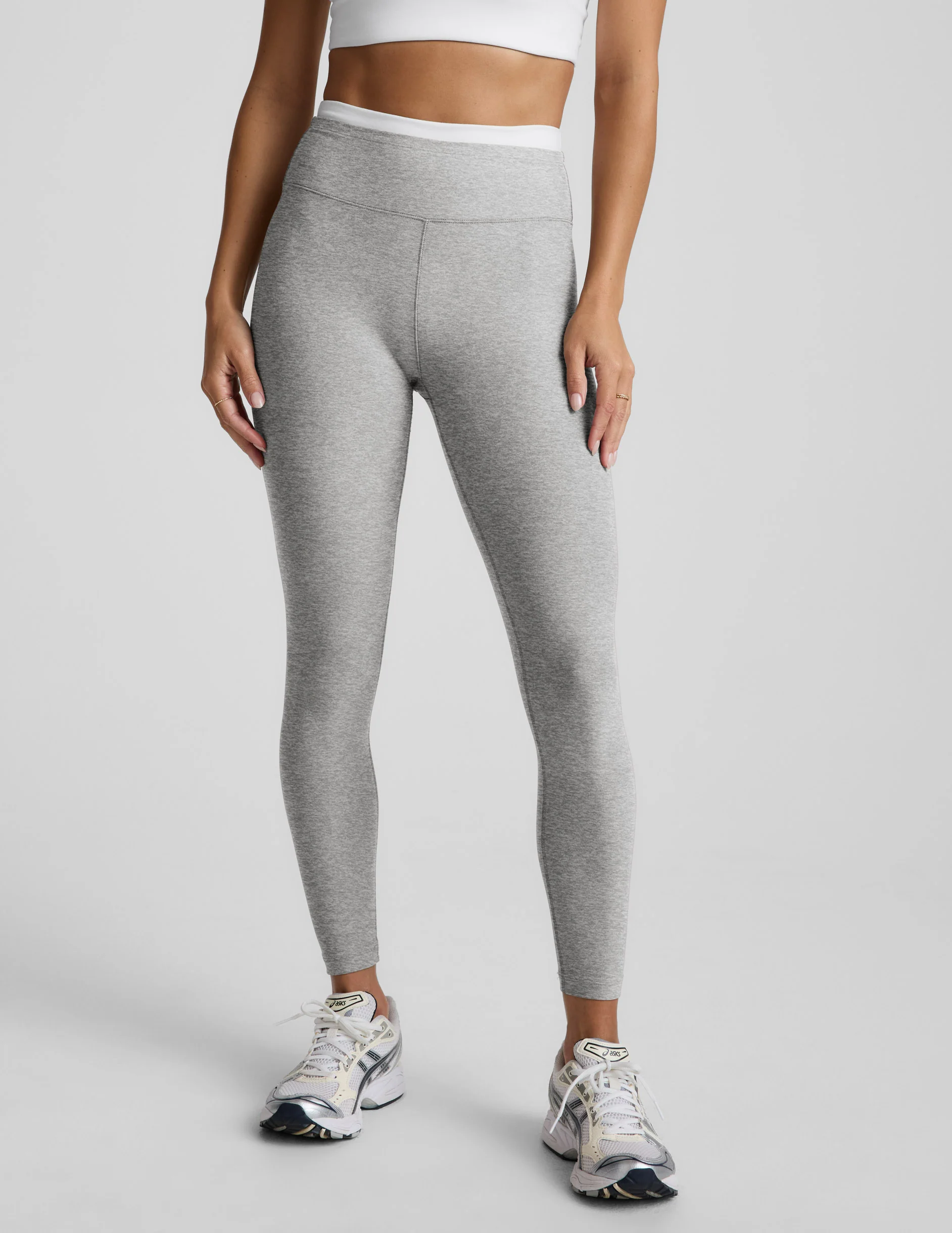 Spacedye Layered High Waisted Midi Legging - Image 4