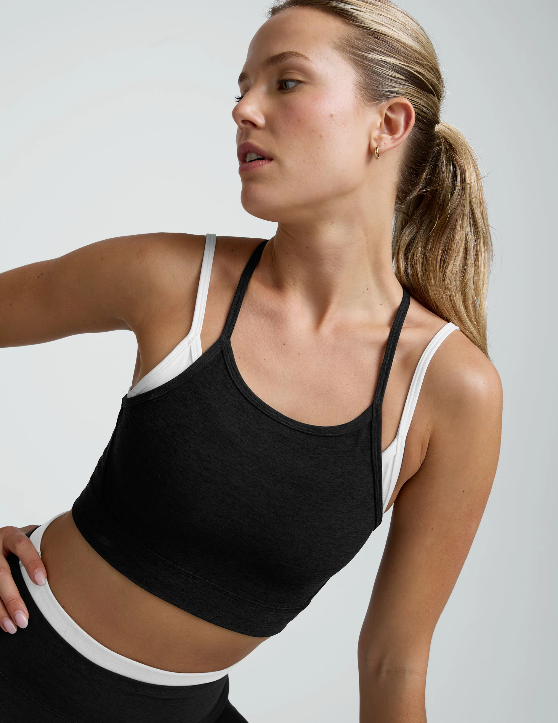 Spacedye Layered Long Line Bra
