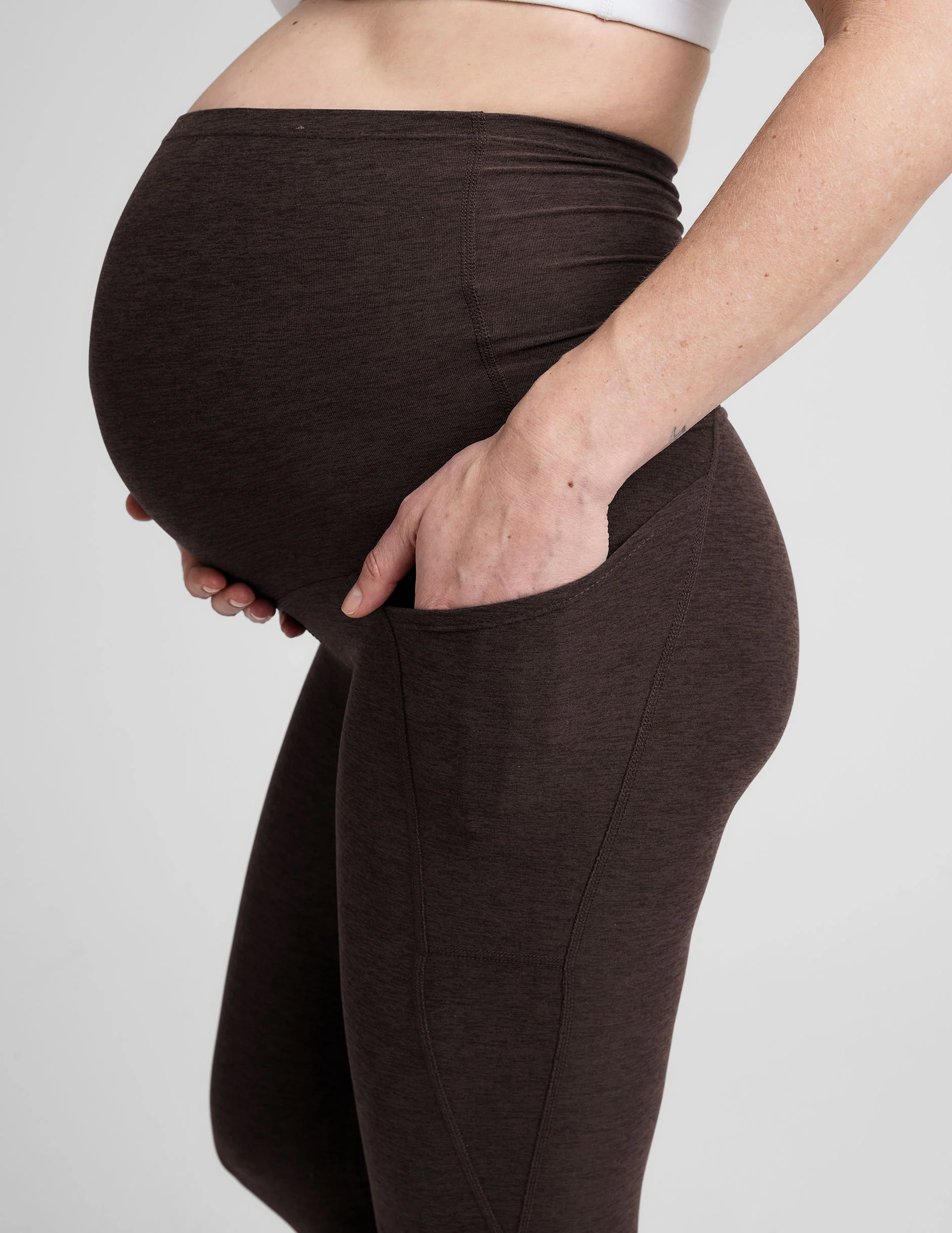 Spacedye Love the Bump Maternity Pocket Midi Legging - Image 5