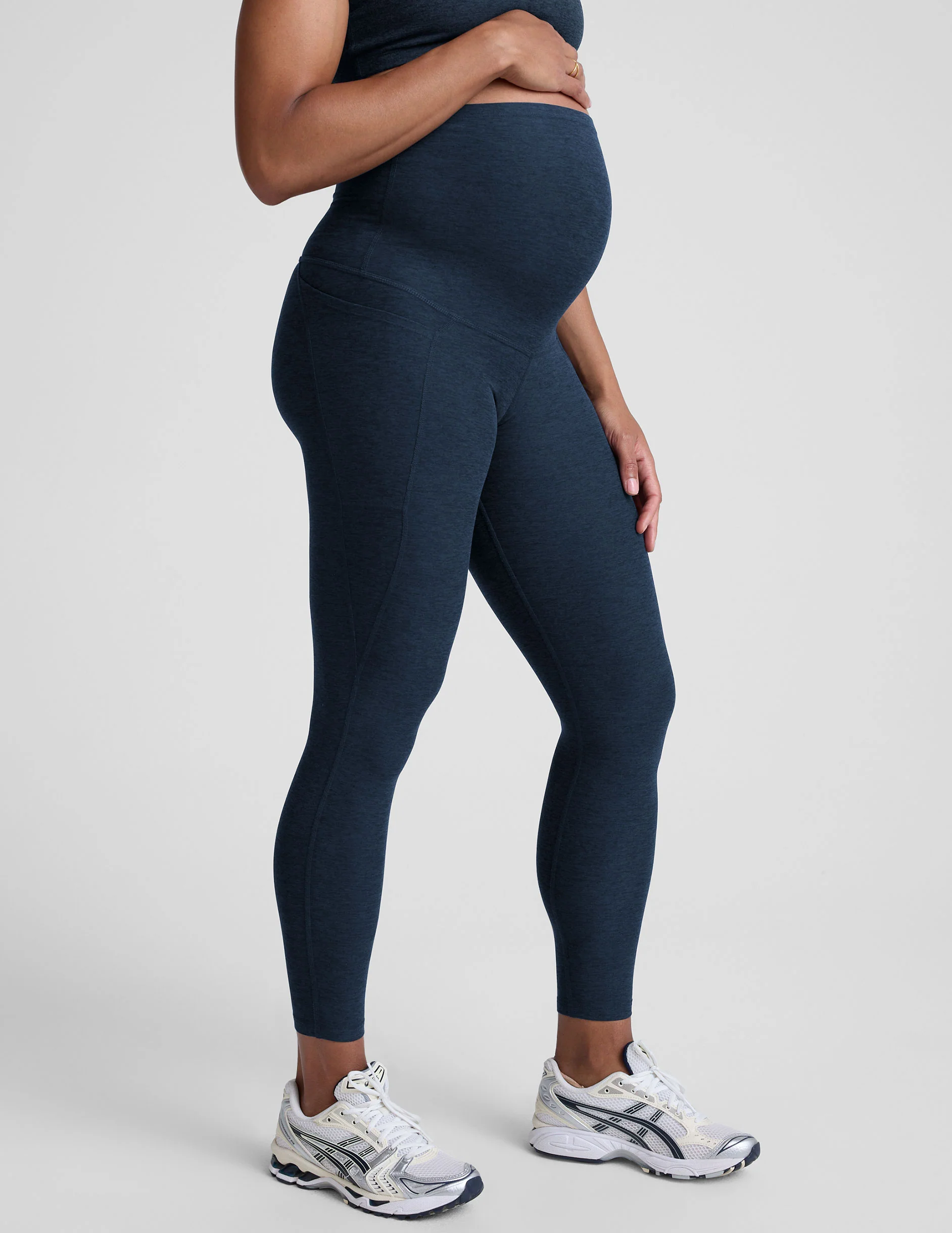 Spacedye Love the Bump Maternity Pocket Midi Legging - Image 4