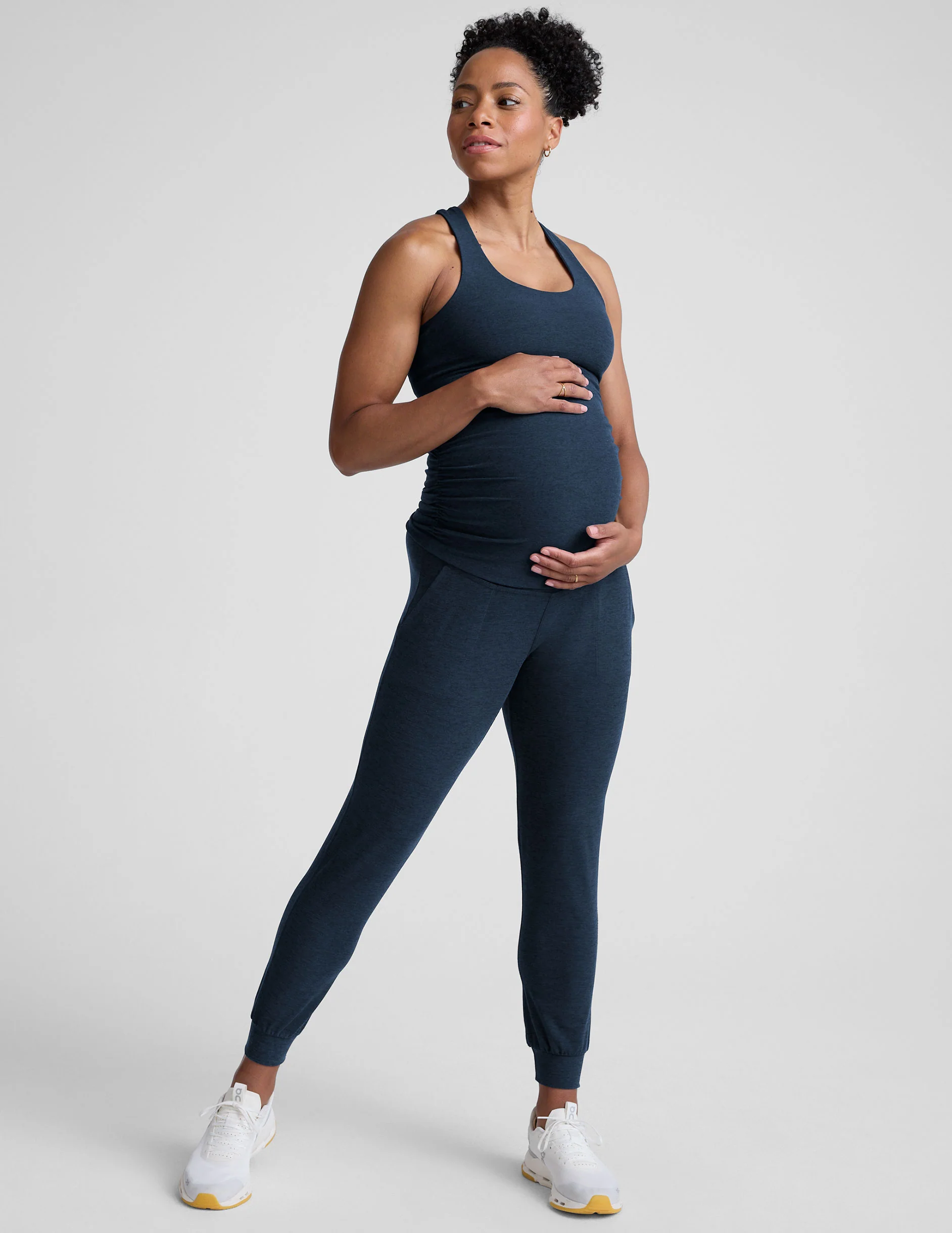 Spacedye Beyond the Bump Maternity Midi Jogger