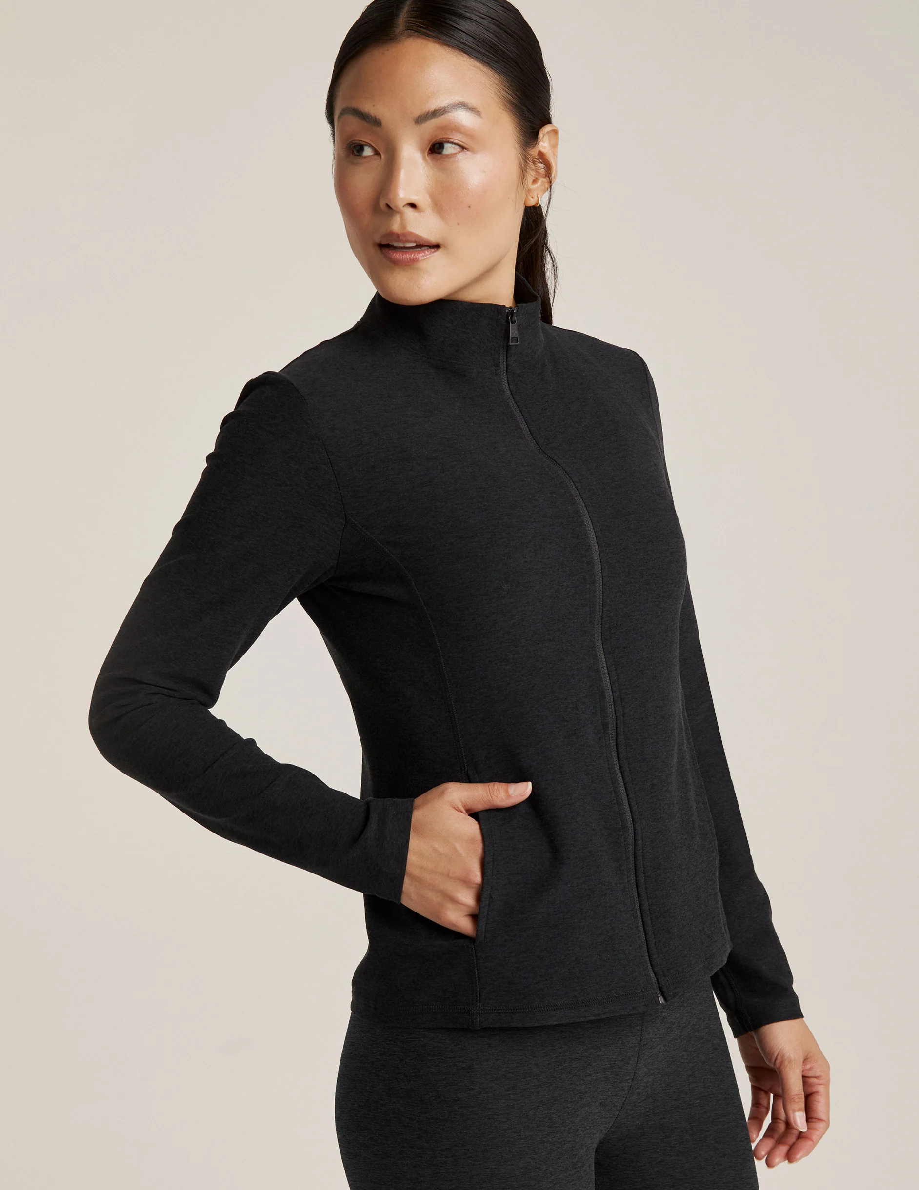 Spacedye On The Go Mock Neck Jacket - Image 3
