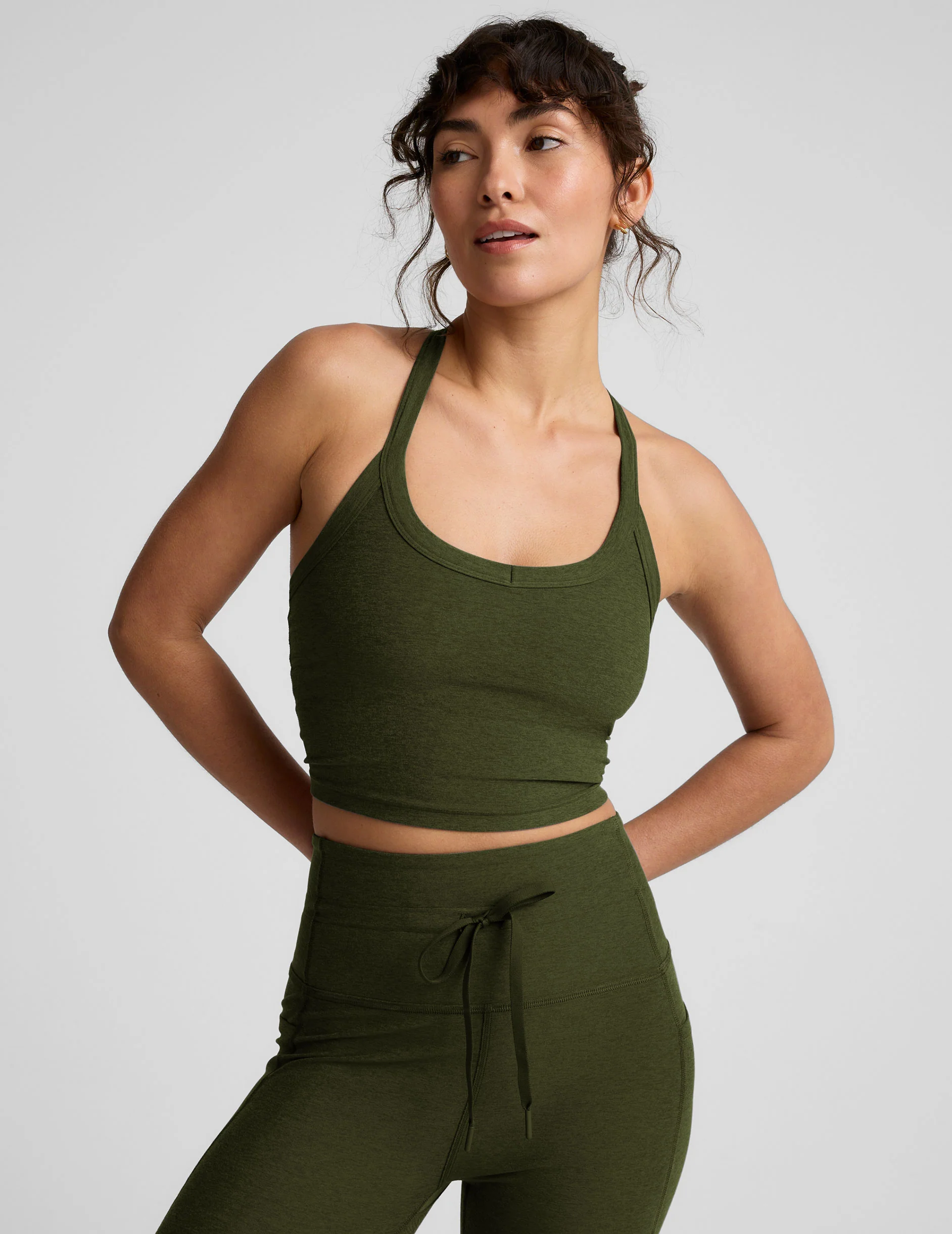Spacedye On The Up Cropped Tank