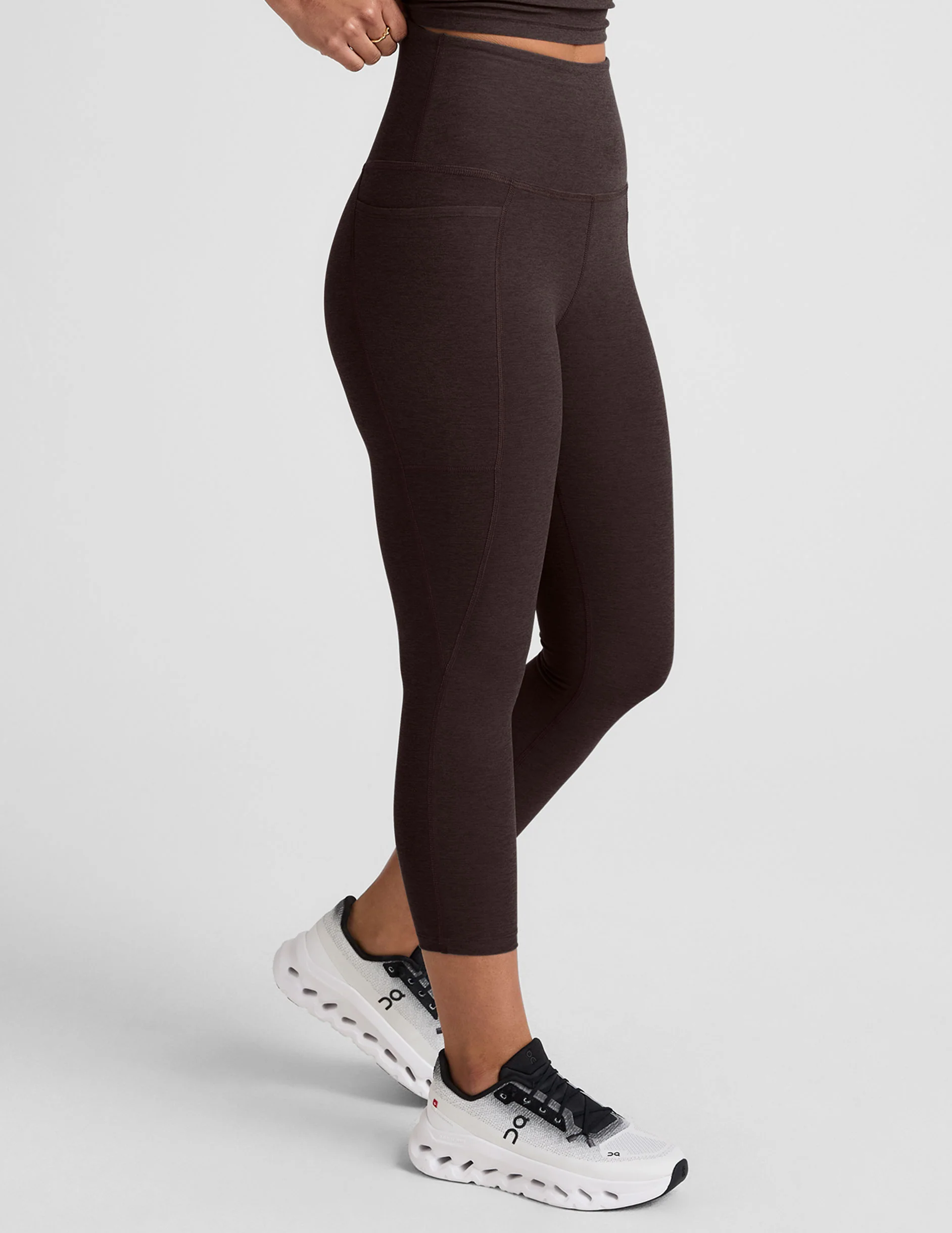 Spacedye Out Of Pocket High Waisted Capri Legging - Image 4