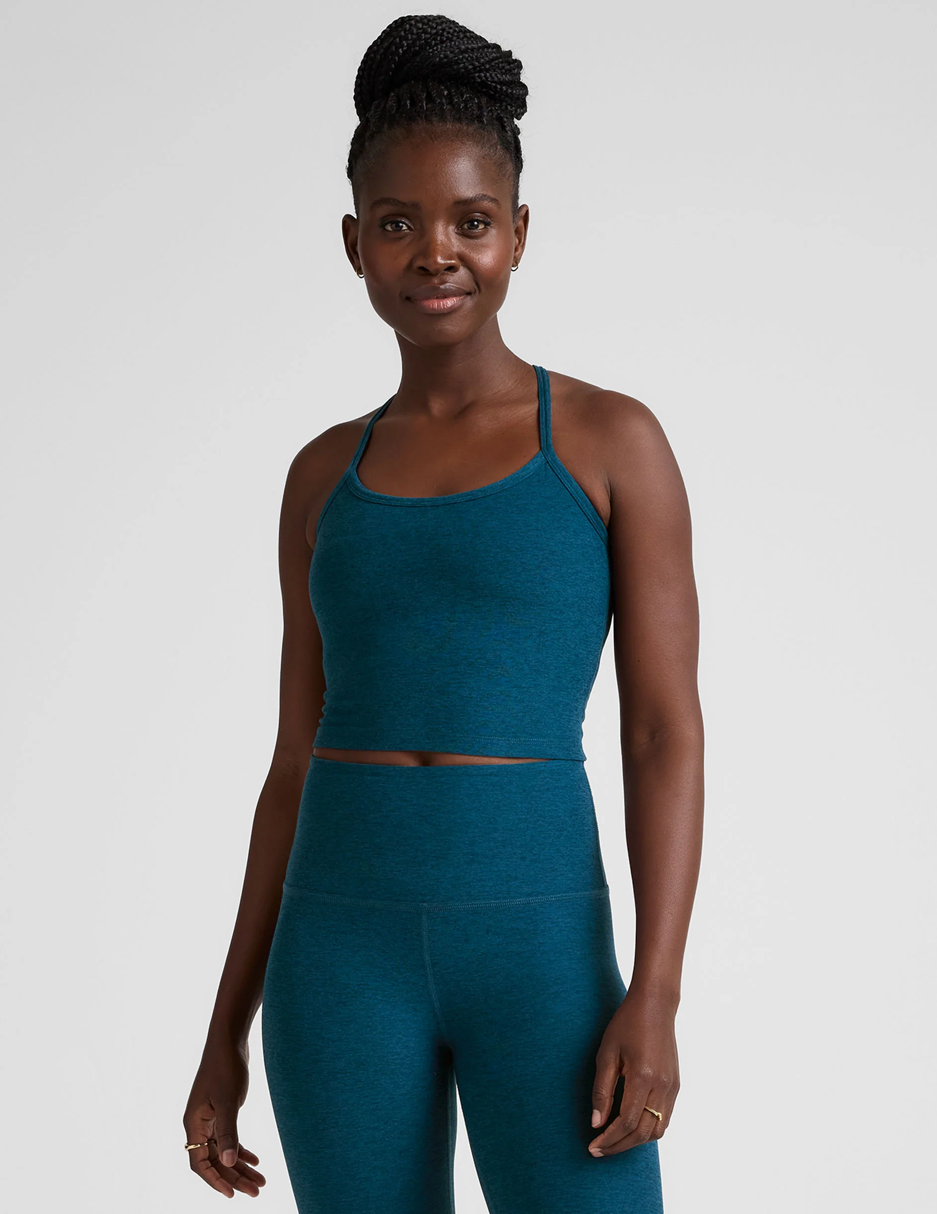 Spacedye Slim Racerback Cropped Tank - Image 3