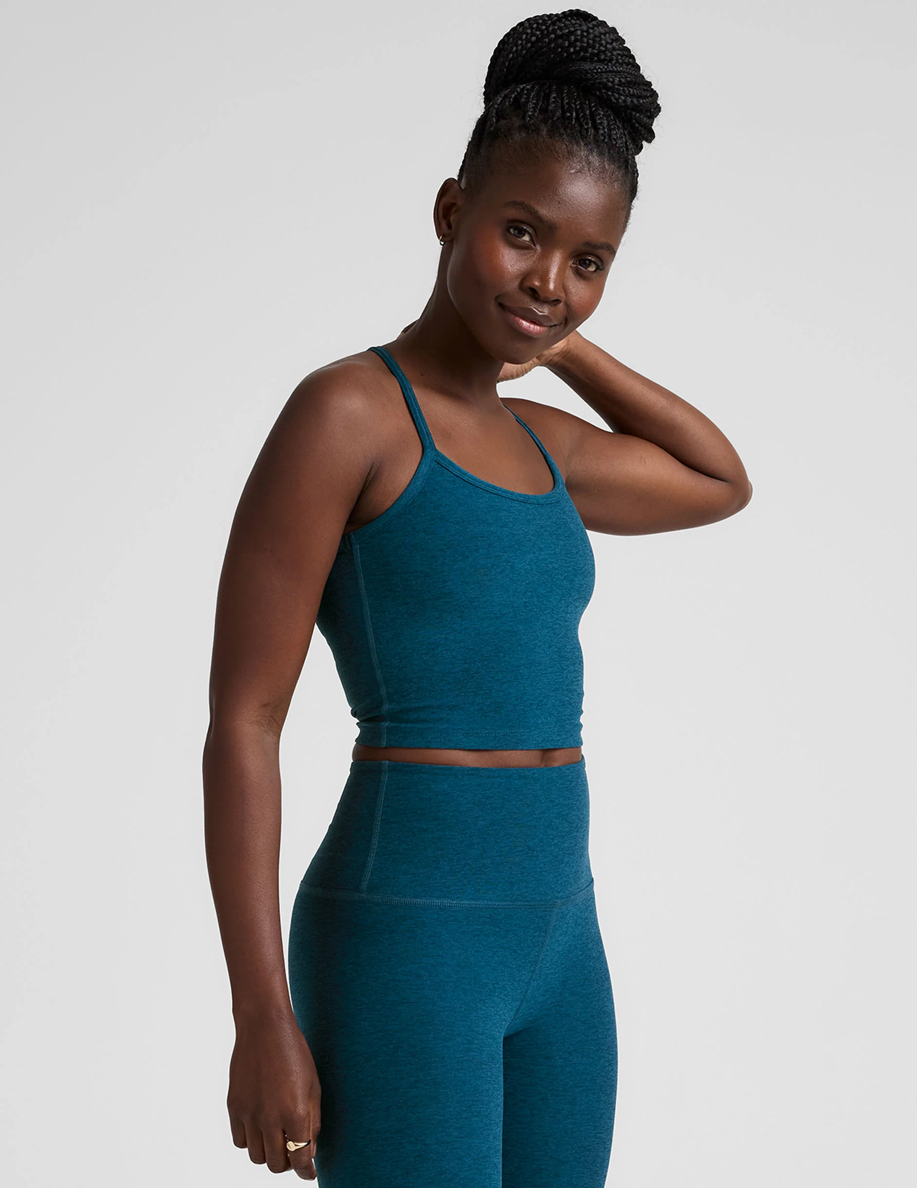 Spacedye Slim Racerback Cropped Tank - Image 4