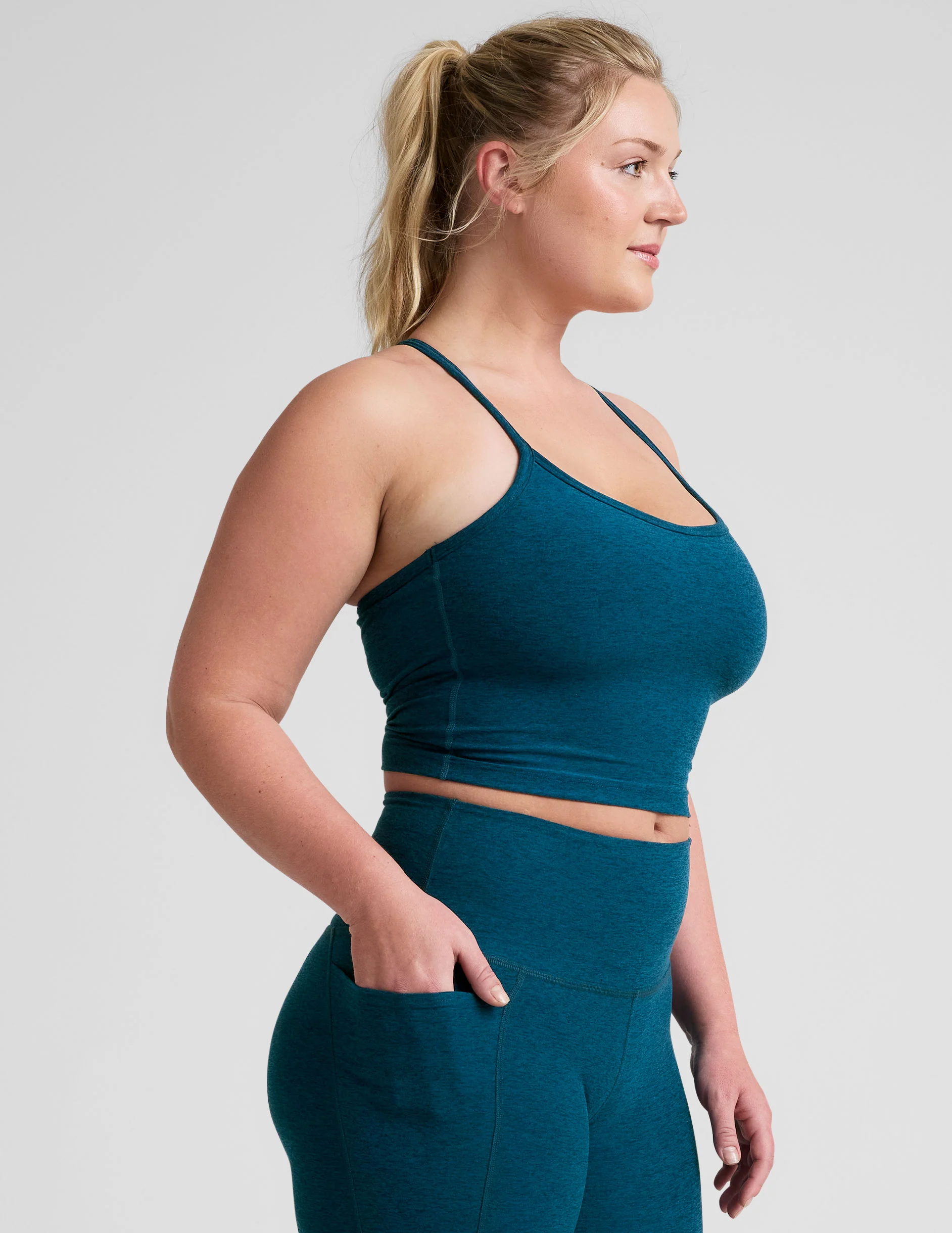 Spacedye Slim Racerback Cropped Tank - Image 8