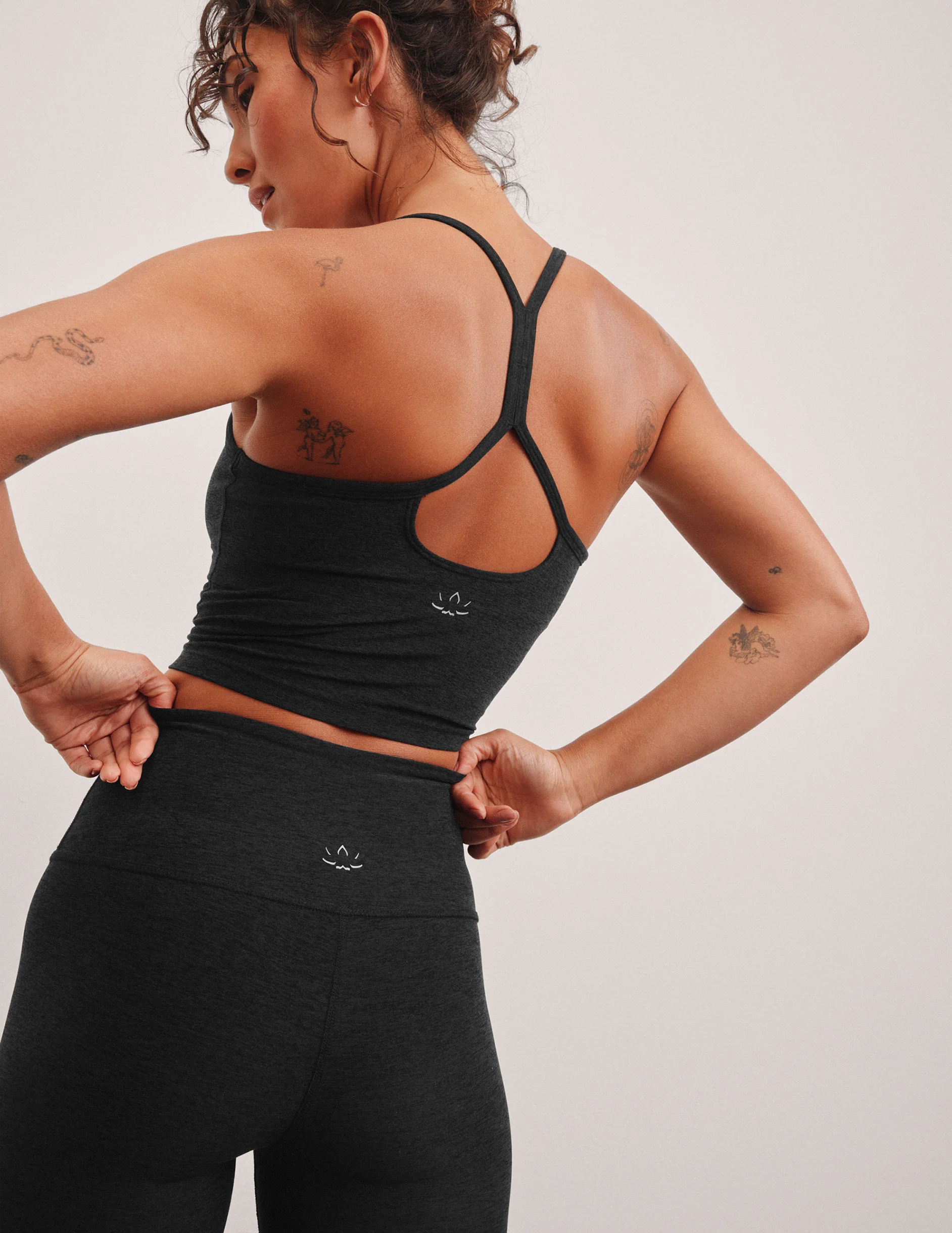 Spacedye Slim Racerback Cropped Tank - Image 3