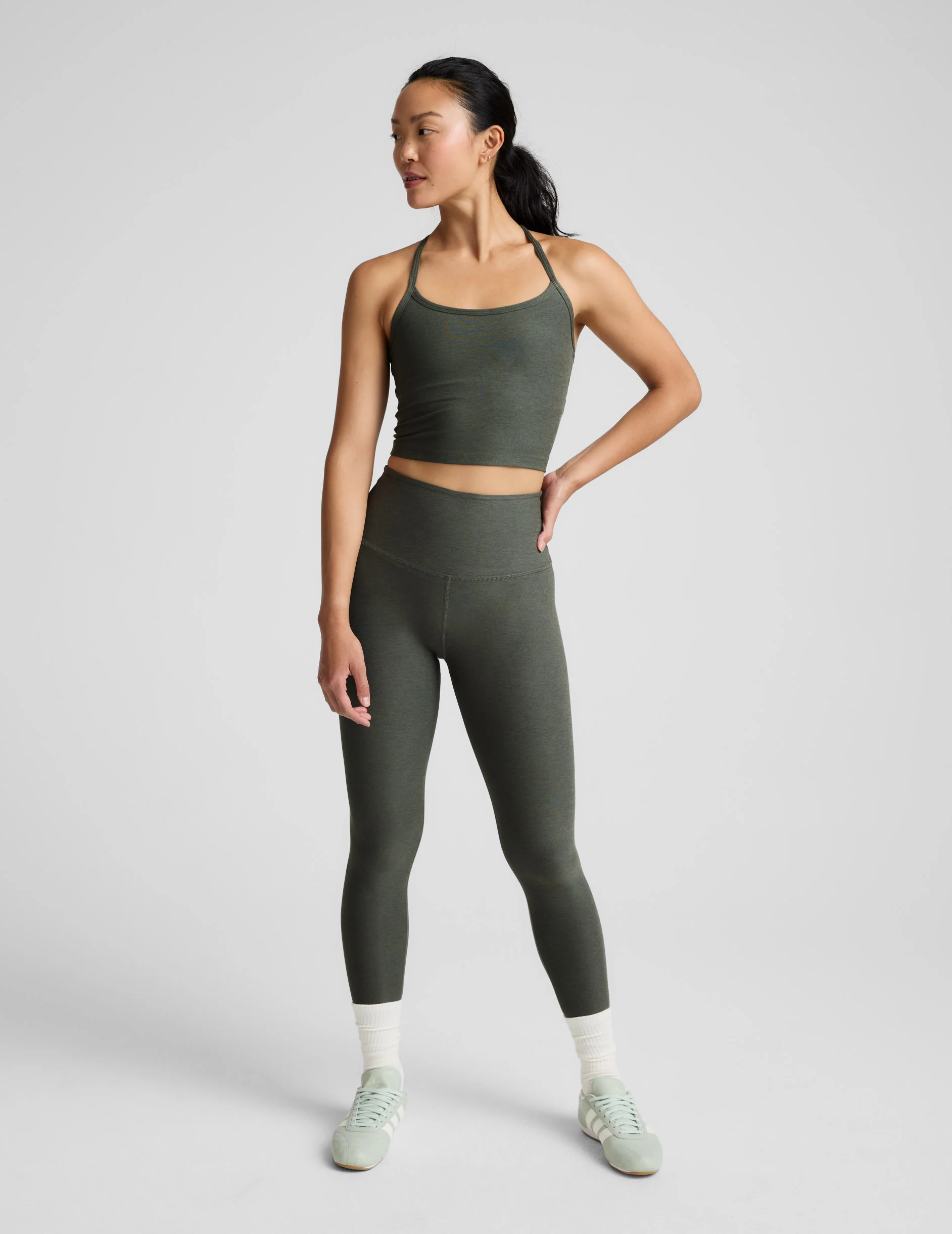 Spacedye Slim Racerback Cropped Tank - Image 2