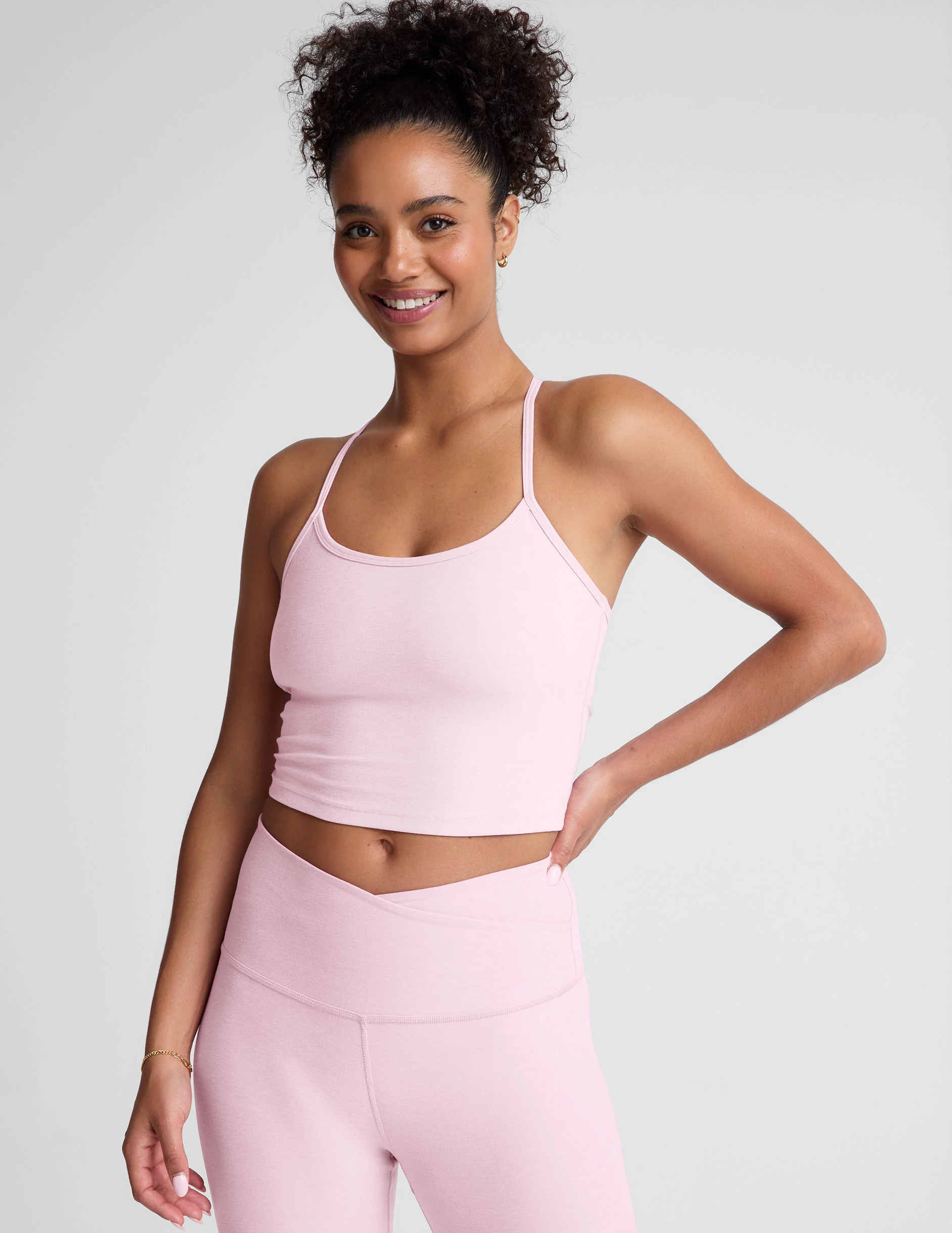 Spacedye Slim Racerback Cropped Tank