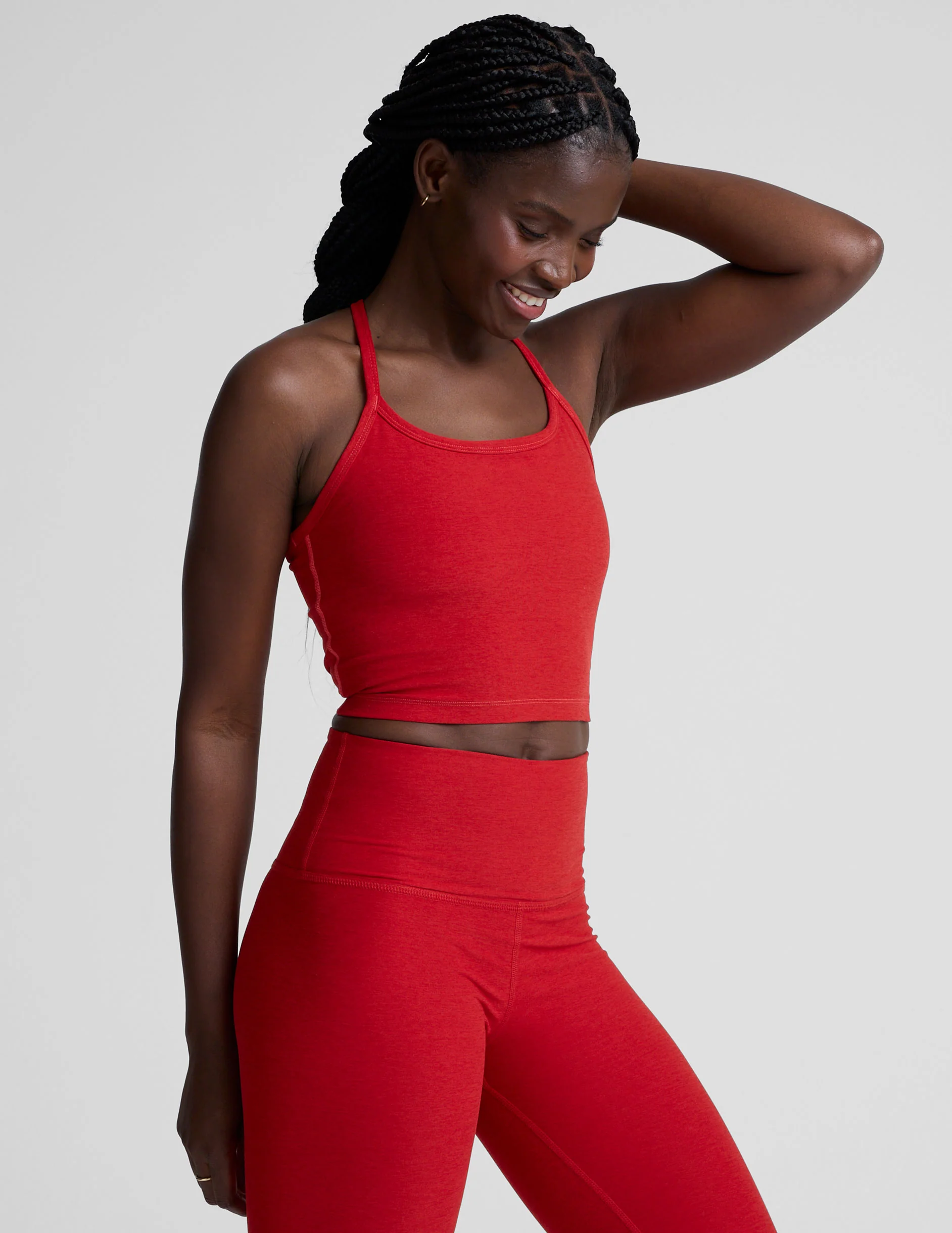 Spacedye Slim Racerback Cropped Tank - Image 4
