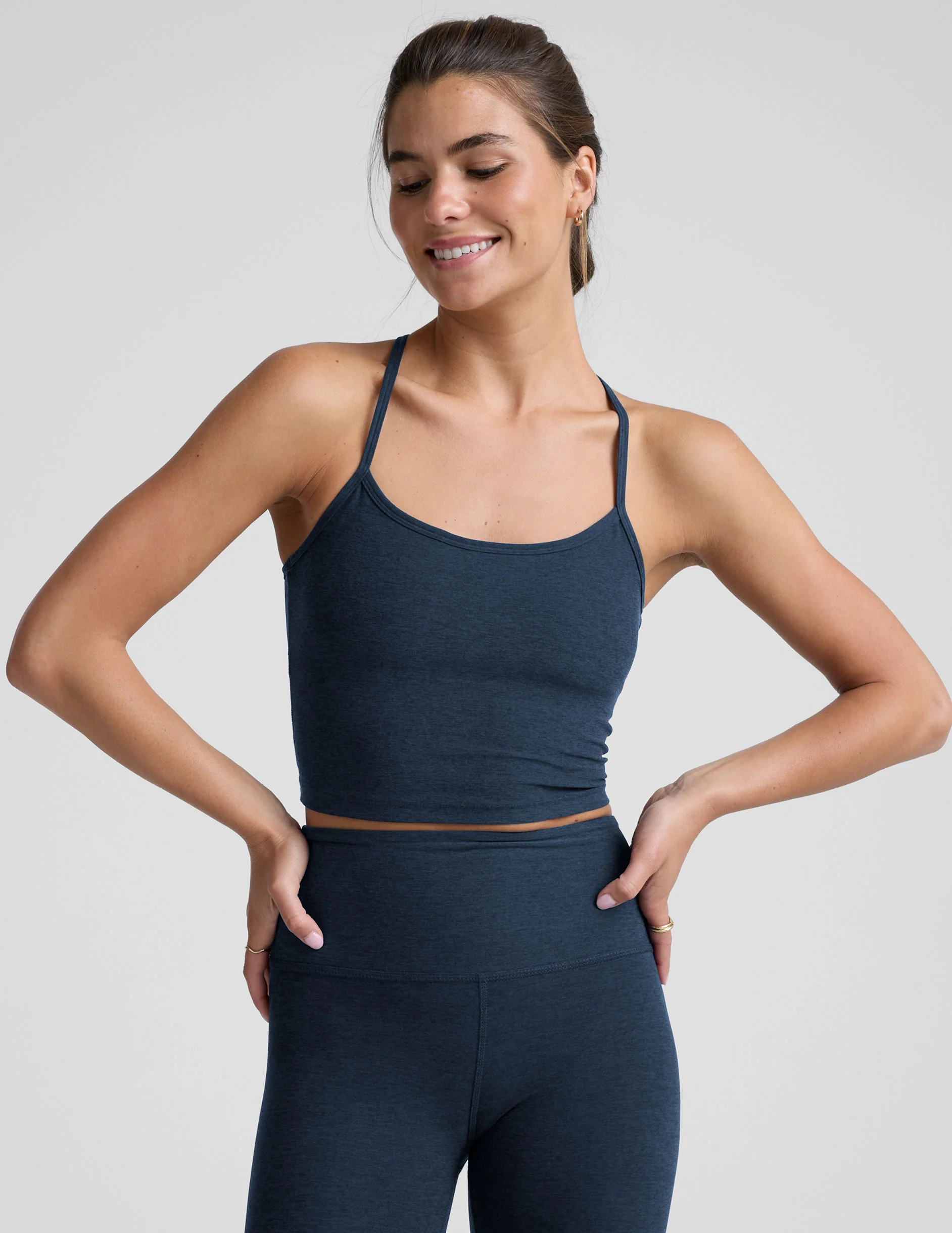 Spacedye Slim Racerback Cropped Tank - Image 3