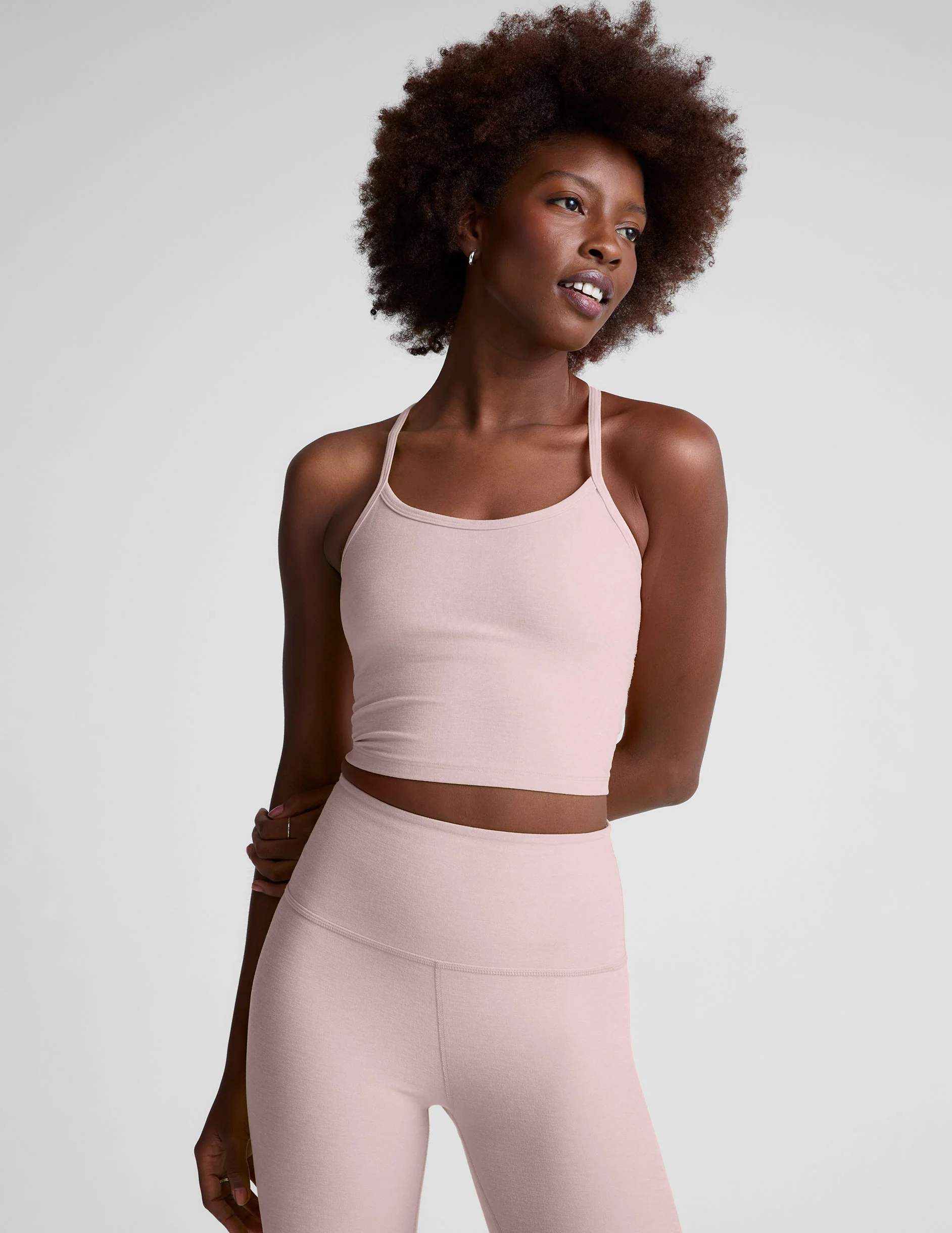 Spacedye Slim Racerback Cropped Tank