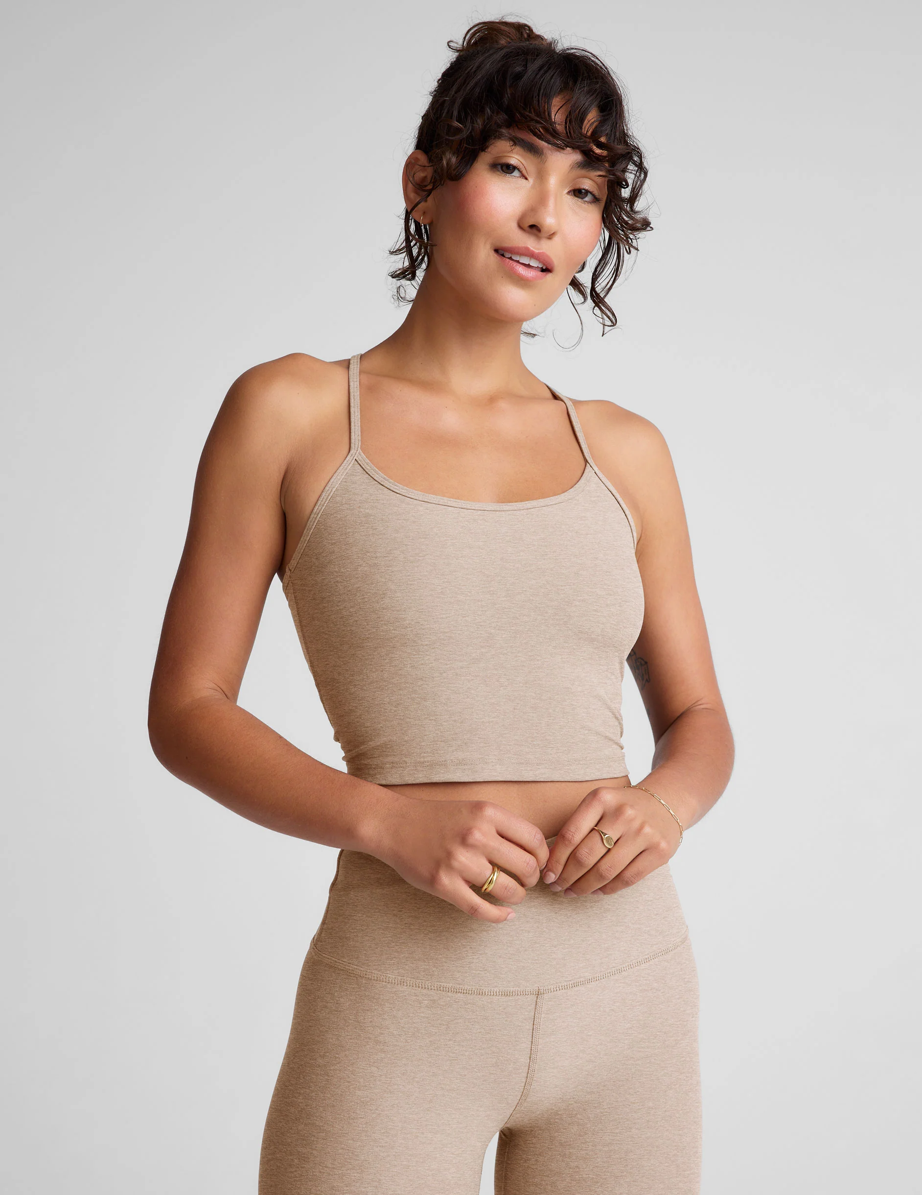 Spacedye Slim Racerback Cropped Tank - Image 3