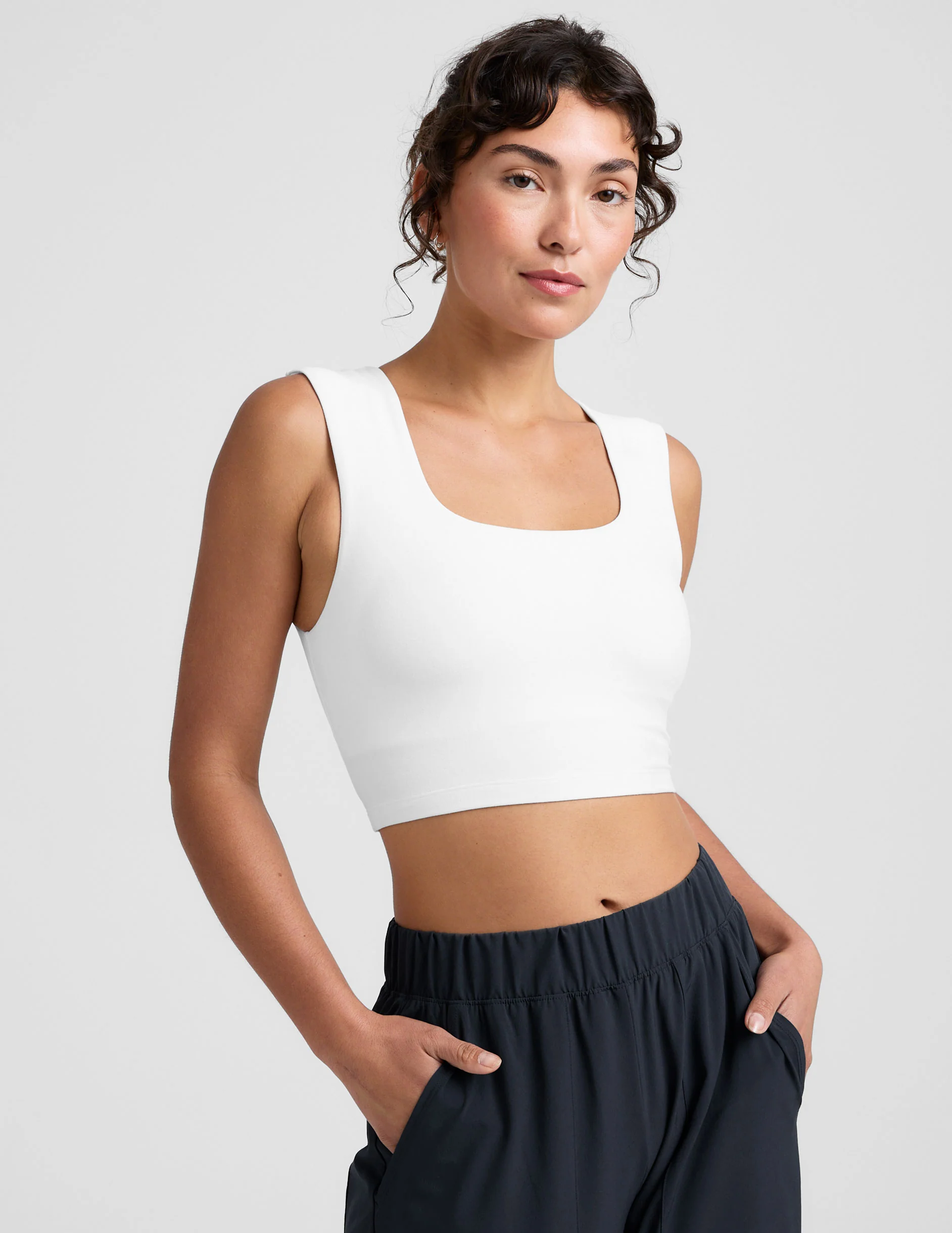 Spacedye Square Up Cropped Tank
