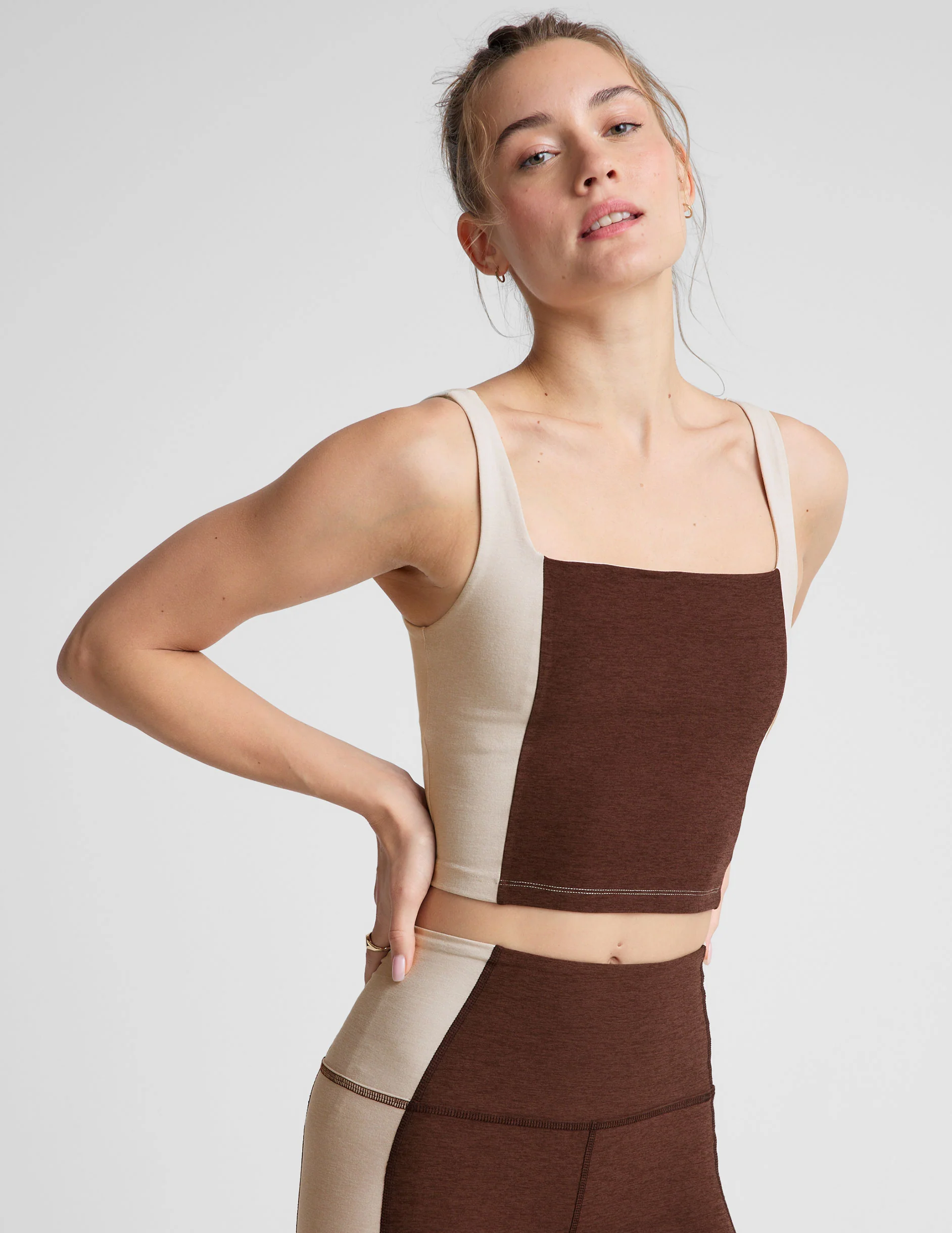 Spacedye Vitality Colorblock Cropped Tank