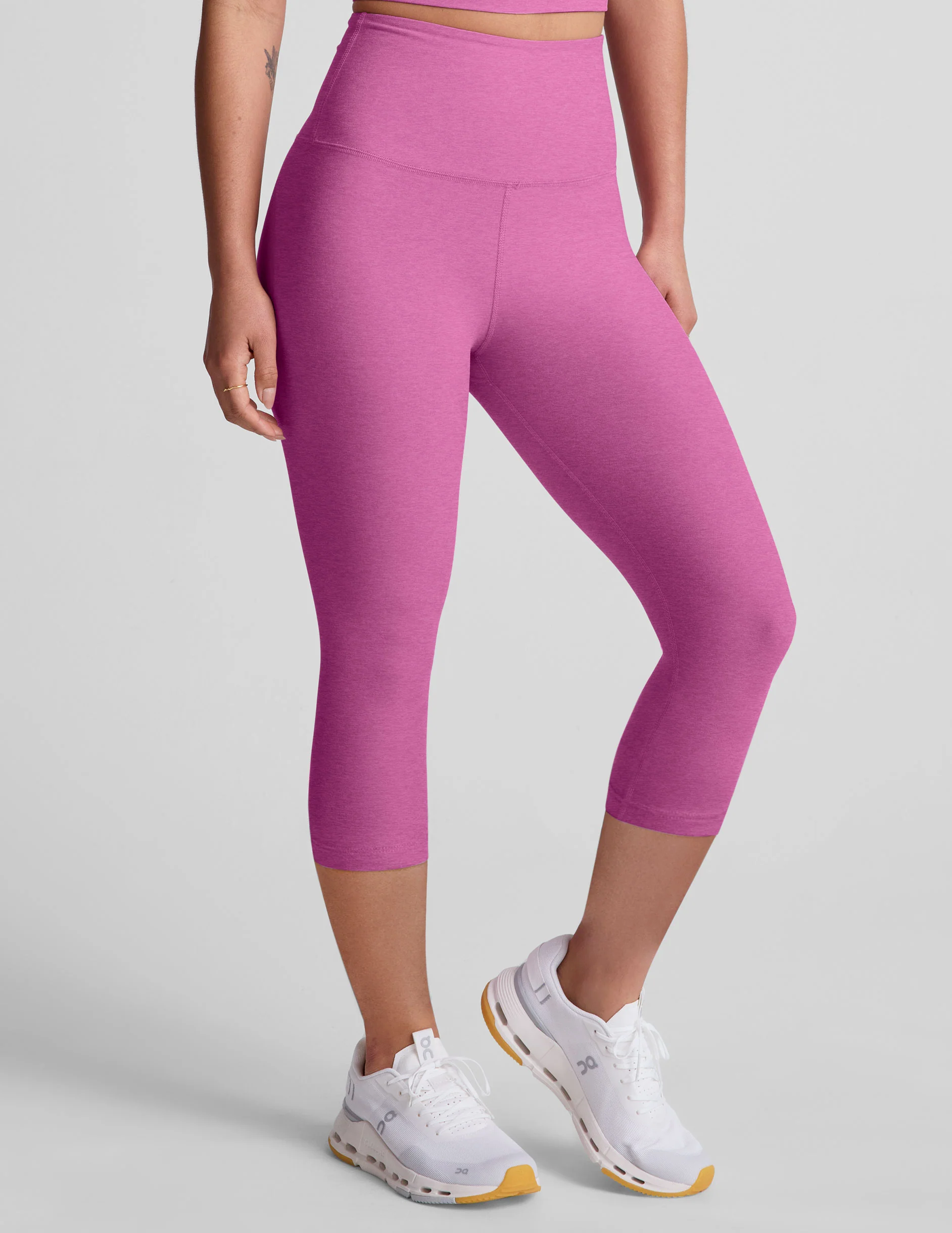 Spacedye Walk And Talk High Waisted Capri Legging - Image 2