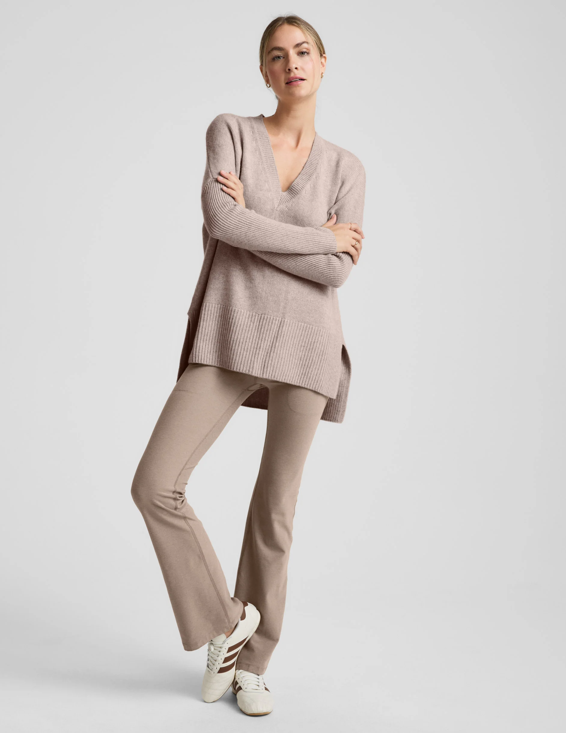 Wool-Cashmere V-Neck Sweater - Image 6